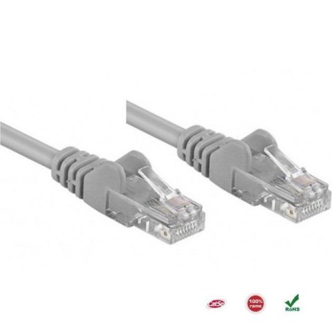 Intellinet PatchCord 100% miedź Intellinet Cat.5e UTP, 0,5m, szary