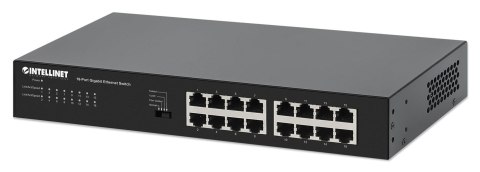 Intellinet Switch niezarządzalny Intellinet 16x 10/100/1000 Mbps desktop/Rack 19" manual VLAN