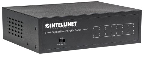 Intellinet Switch niezarządzalny Intellinet 8x 10/100/1000 Mbps PoE+ 60W desktop