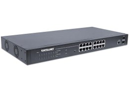 Intellinet Switch zarządzalny Intellinet 16x 10/100/1000 Mbps PoE+ 220W + 2x SFP VLAN