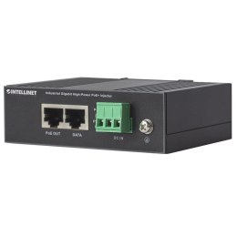 Intellinet Zasilacz przemysłowy PoE+ Intellinet 1x RJ45 Gigabit 30W -40°C/+75°C