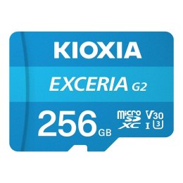 KIOXIA Karta pamięci MicroSDXC KIOXIA EXCERIA G2 256GB UHS-III Class 10 V30 + adapter