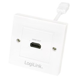 LogiLink Gniazdo natynkowe 1x HDMI AH0014 LogiLink białe