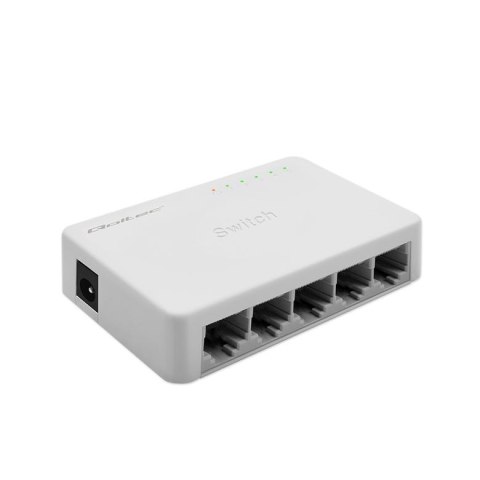 Qoltec Switch niezarządzalny Qoltec przełącznik sieciowy 5 x port RJ45 | 1000Mbps | Fast Ethernet | LAN