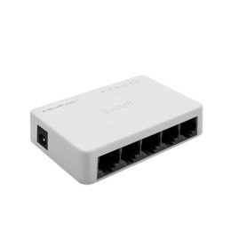 Qoltec Switch niezarządzalny Qoltec przełącznik sieciowy 5 x port RJ45 | 100Mbps | Fast Ethernet | LAN