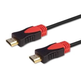 SAVIO Kabel HDMI v2.0 Savio CL-140 7,5m, OFC, 4K, czarny, złote końcówki