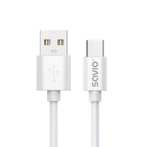 SAVIO Kabel USB 2.0 SAVIO CL-168 USB A - USB C, 3m, biały