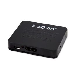 SAVIO Splitter Savio CL-93 HDMI, 1x2 Full HD 4K