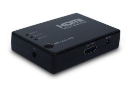 SAVIO Switch HDMI 3 porty + pilot Savio CL-28