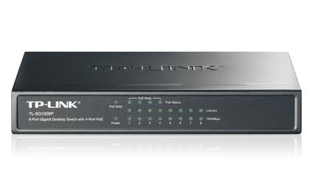 TP-LINK Switch niezarządzalny TP-Link TL-SG1008P 8x10/100/1000 PoE