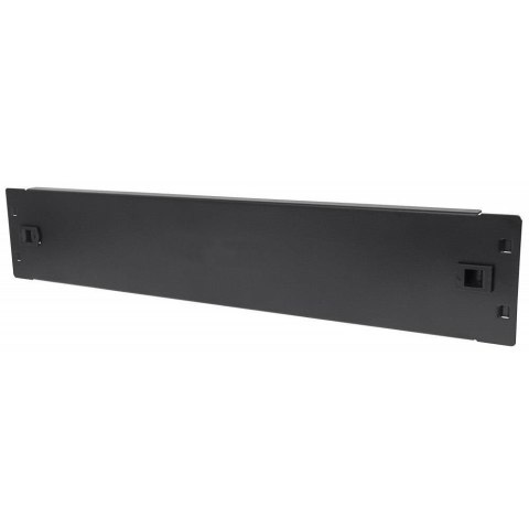 Techly Panel maskujący Techly Rack 19" 2U zatrzaskowy czarny