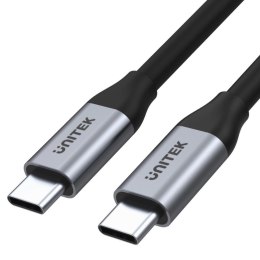 UNITEK Kabel USB Unitek C14091ABK USB-C - USB-C M/M 5Gbps, 4K@60Hz, 20V/2A, 2m