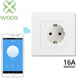 WOOX Gniazko inteligentne Woox Smart 16A Wi-Fi Podtynkowe