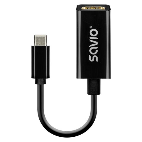 SAVIO Kabel adapter Savio AK-79 USB-C (M) - HDMI (F) 30Hz, plastik