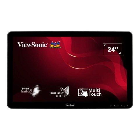 VIEWSONIC EUROPE Monitor przenośny dotykowy ViewSonic 23,8" Touch TD2430 (VS16495) HDMI VGA 2xUSB USB-B głośniki 2x2W