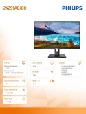 Philips Monitor 242S1AE 23.8 IPS DVI HDMI DP Pivot