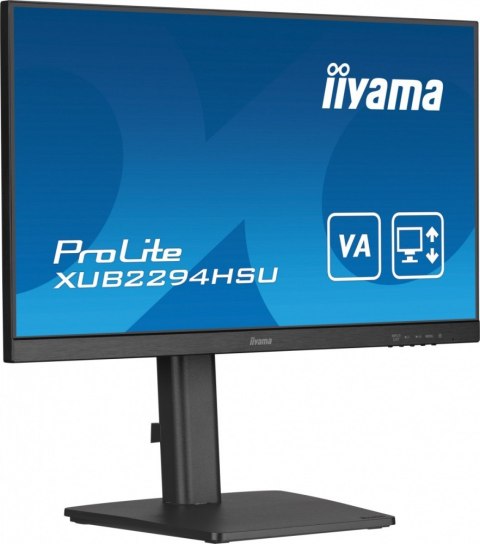 IIYAMA Monitor 21.5 cali XUB2293HSU-B7 IPS, 100Hz, Pivot, HAS(150mm), 300cd