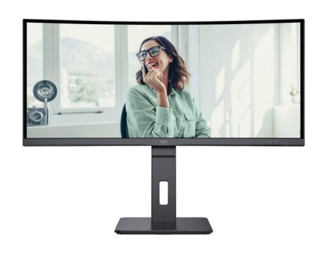 AOC Monitor CU34P3CV 34 cale 100Hz Curved VA HDMI DP RJ45 USB-C