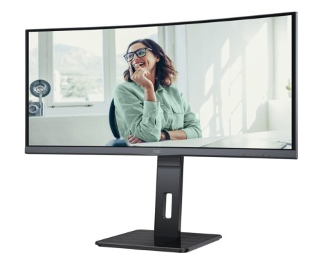 AOC Monitor CU34P3CV 34 cale 100Hz Curved VA HDMI DP RJ45 USB-C