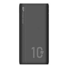 SILICON POWER Powerbank Silicon Power QP15 10000mAh QC3.0+PD 1x USB-C, 2x USB-A czarny