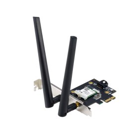 Asus Karta sieciowa Asus PCE-AXE5400 PCI-E WiFi 6E (802.11ax), Bluetooth 5.2, WPA3, OFDMA, MU-MIMO