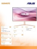 Asus Monitor 24 cale VU249CFE-P IPS 100Hz USB-C