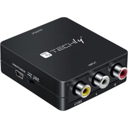 Techly Konwerter Techly AV Composite video i audio 3x RCA na HDMI 1080p