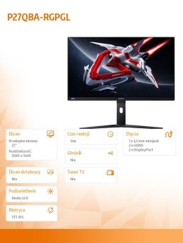 XIAOMI Monitor Mini Led Gaming G Pro 27i