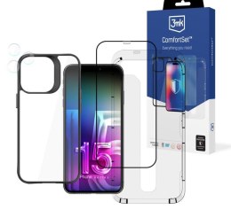 3mk Protection Zestaw ochronny do iP 14 Pro Max - Etui na telefon, szkło, lensy 3mk Comfort Set 4in1