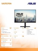 Asus Monitor 27 cali VA27ECPSN DP, HDMI, TYPEC, 3XUSB, RJ45, GŁOŚNIKI