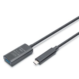 Digitus Kabel przedłużający aktywny DIGITUS DA-73113, USB 3.2 Gen2, 10Gbps, USB-C - USB-A, 5m