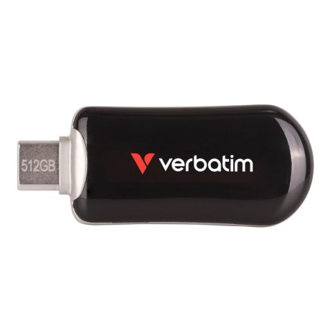 Verbatim Pendrive Verbatim Plectra 512GB USB-C 3.0 Black