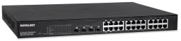 Intellinet Switch zarządzalny Intellinet 24x 10/100/1000 Mbps PoE+ 430W + 4x slot SFP Combo Rack 19