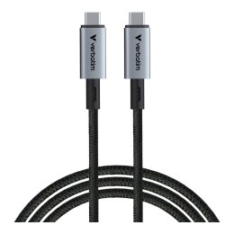 Verbatim Kabel USB 4 Verbatim USB-C(M) - USB-C(M) 1,2m, 240W, PD, czarny