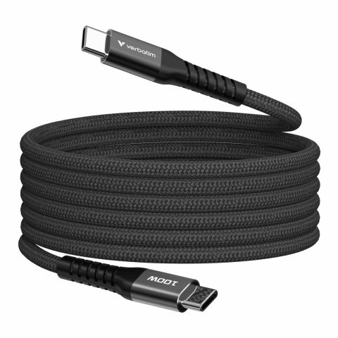 Verbatim Kabel Verbatim USB-C(M) - USB-C(M) 1,2m, 100W, PD, czarny