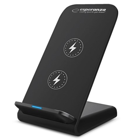 ESPERANZA Stojak biurkowy do telefonu z ładowarką bezprzewodową 15W Esperanza PHOTON EZC101