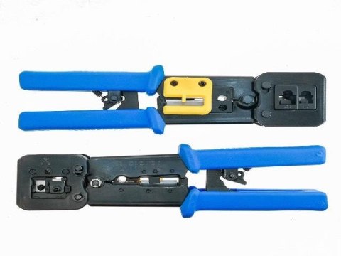 LANBERG Zaciskarka wtyków przelotowych Lanberg NT-0204 RJ45, RJ12, RJ11