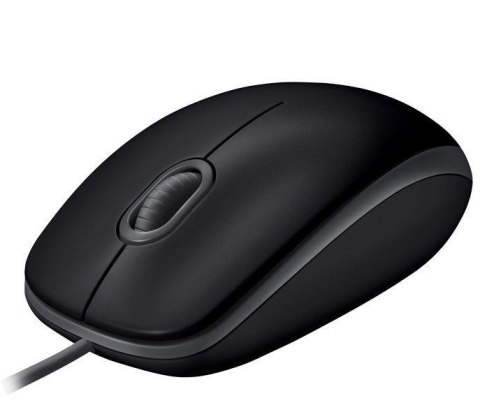Logitech Mysz przewodowa Logitech B110 Silent optyczna czarna