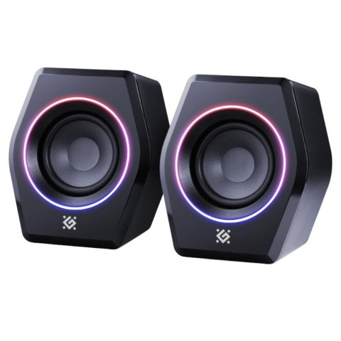 Defender Głośniki Defender SOLAR 9 2.0 10W Bluetooth USB podświetlenie RGB