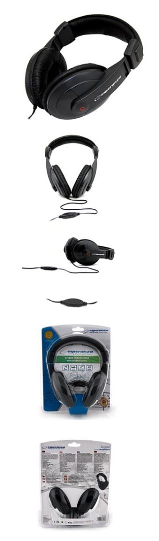 ESPERANZA Słuchawki Esperanza EH120 Reggae czarne