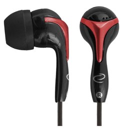 ESPERANZA Słuchawki Esperanza EH123 czarno-bordowe