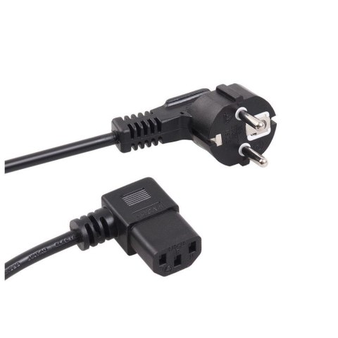 Maclean Kabel zasilający kątowy Maclean MCTV-804 3 pin 5m wtyk EU