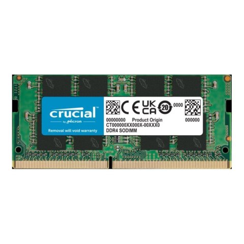 Crucial Pamięć SODIMM DDR4 Crucial 8GB (1x8GB) 3200MHz CL22 1,2V