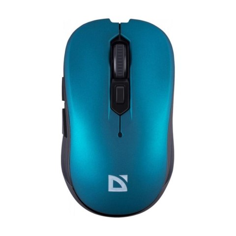 Defender Mysz bezprzewodowa Defender GASSA MM-105 optyczna bezklikowa silent 1600dpi niebieska