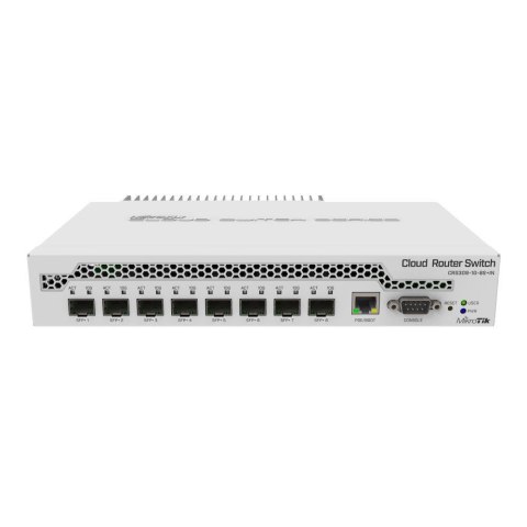 Mikrotikls Switch zarządzalny MikroTik CRS309-1G-8S+IN 1x1GbE 8x10GbE SFP+ RS232 PoE