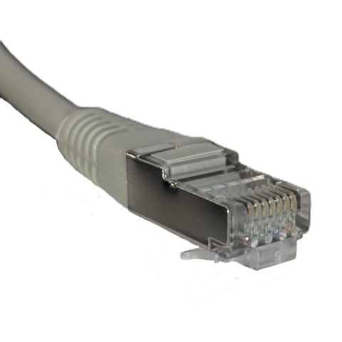 NETRACK Patchcord RJ45, kat. 6 FTP F/UTP, 3m, Netrack, szary