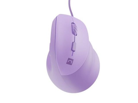 Natec Mysz przewodowa Natec Crake 2 PRO 12800dpi wertykalna programowalna optyczna pure lavender