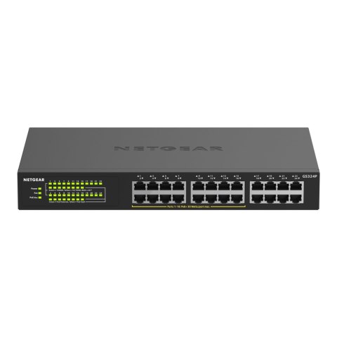 Netgear Switch niezarządzalny Netgear GS324P 24x 10M/100M/1G (16x PoE+ 190W)