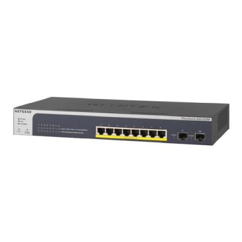 Netgear Switch zarządzalny Netgear GS510TPP-100EUS 8x1GbE PoE+ 2xSFP 190W