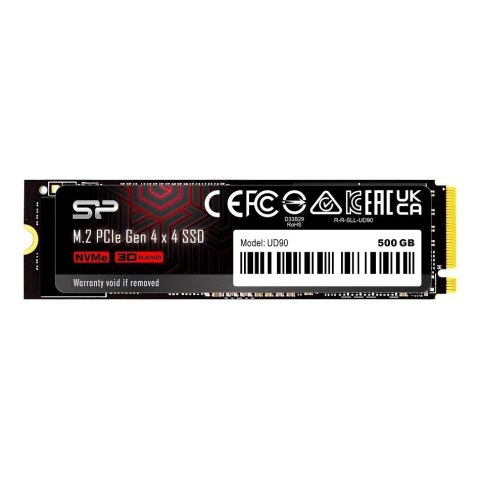 Silicon Power Dysk SSD Silicon Power UD90 500GB M.2 2280 PCIe Gen4x4 NVMe 1.4 (4800/3700 MB/s)